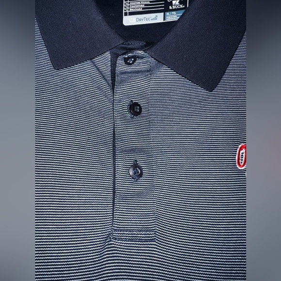 Men’s Ole Miss Rebels Cutter & Buck Striped Polo - Picture 8 of 11